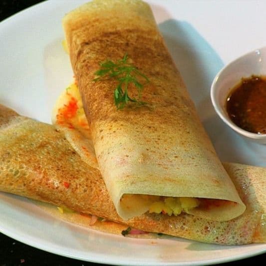 Roasted Garlic Dosa