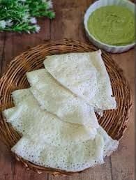 Neer Dosa with Chutney