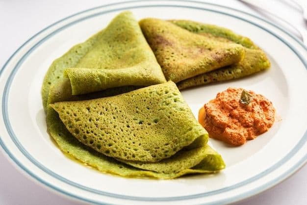 Spinach Masala Dosa